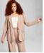And Now This Women's One-Button Textured Oversized Blazer